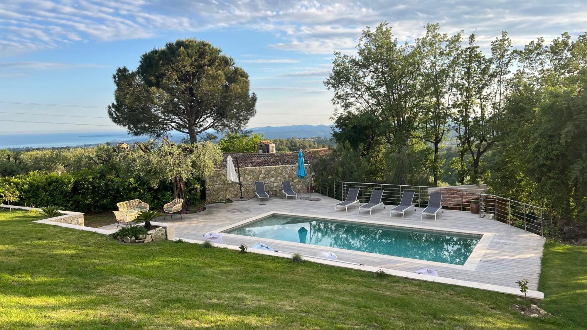 Magnifique Villa Moderne Avec Piscine La Gaude Kültér fotó